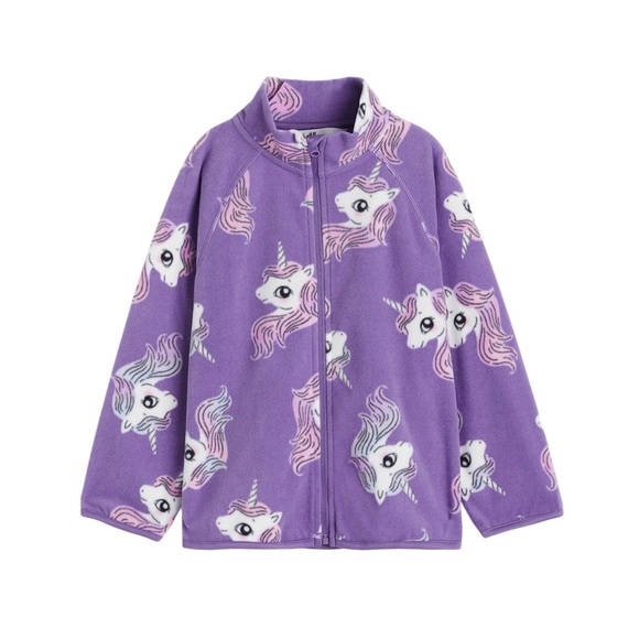 H&M Other - H&M girls unicorn fleece jacket